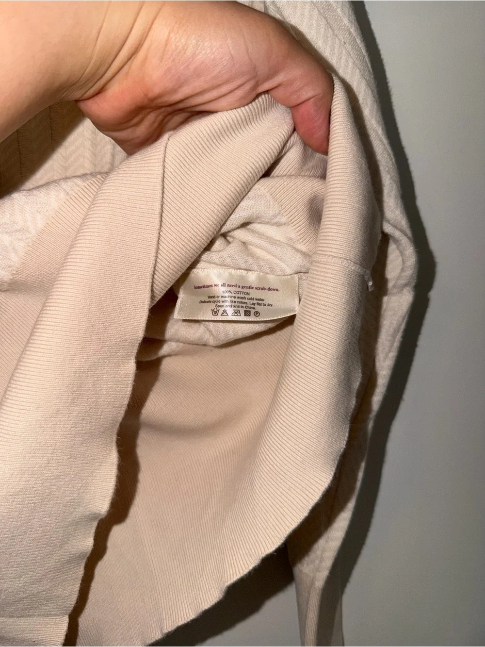 MM Lafleur Cotton Knit Boatneck sweater beige neutral minimal classic business L - Picture 7 of 10